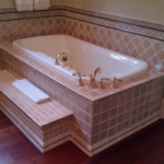 Example of a bathtub surround