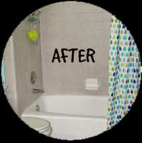 Bathtub Makeover Wizards After Resurfacing in Concord NC