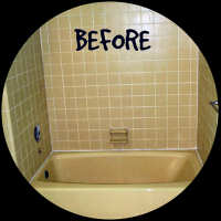 Bathtub Makeover Wizards Before Resurfacing in Fayetteville NC